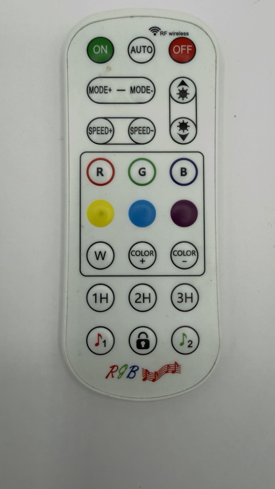 HT RGB Music Controller White Remote Control (8)