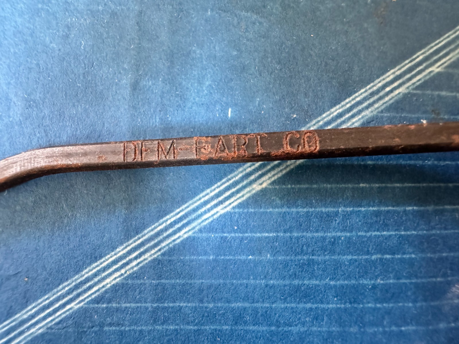 2 VINTAGE DEM-BART CO CHECKERING TOOL ORIGINAL BOX GUN EXTRA
