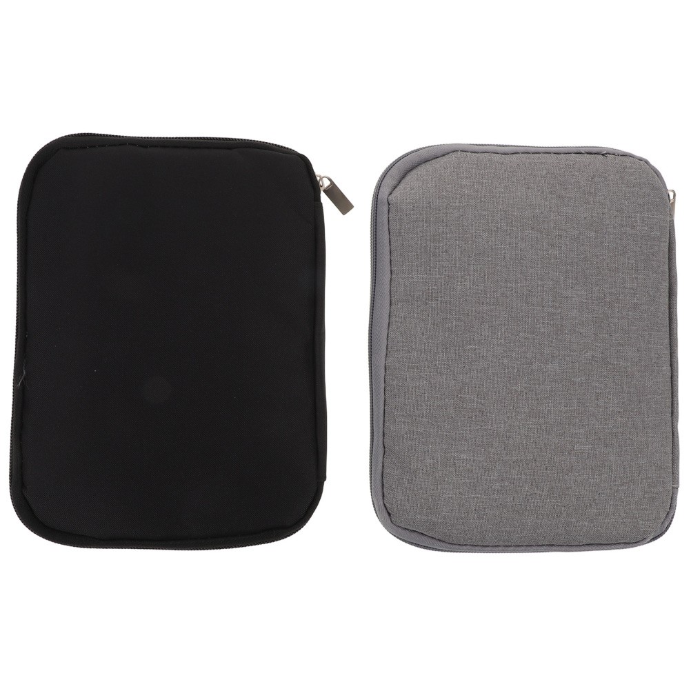 2Pcs Durable Watch Strap Organizer Bag Polyester Multi Compartment Storage Pouch