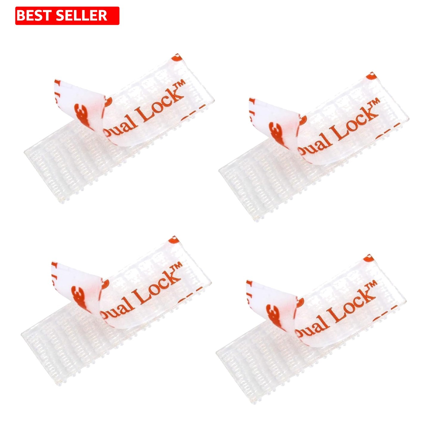 Universal Toll Tag Mounting Kit - Reclosable Adhesive Fasteners for All Tags