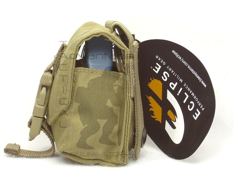 BAE Systems ECLiPSE Single Frag Hand Grenade MOLLE Pouch - MJK khaki
