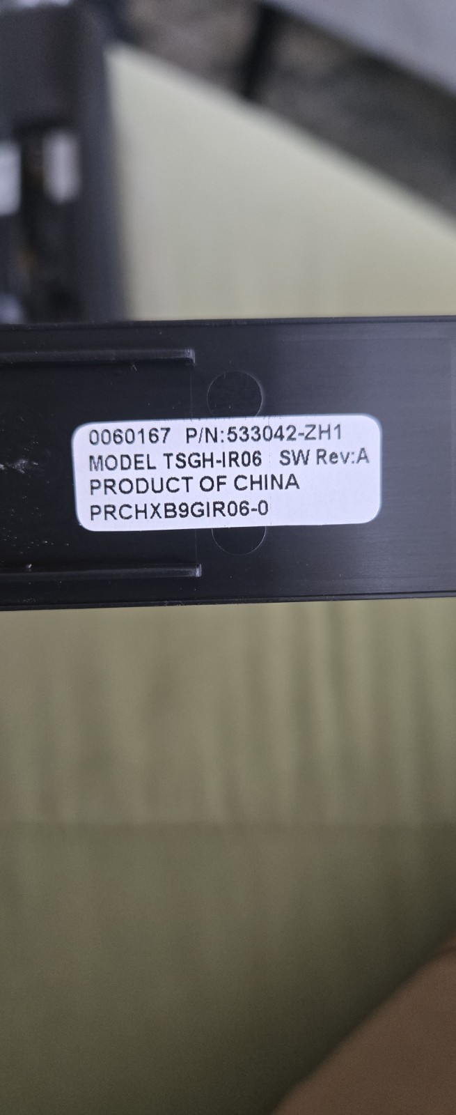 Hewlett-Packard - Remote Control - Model TSGH-IR06