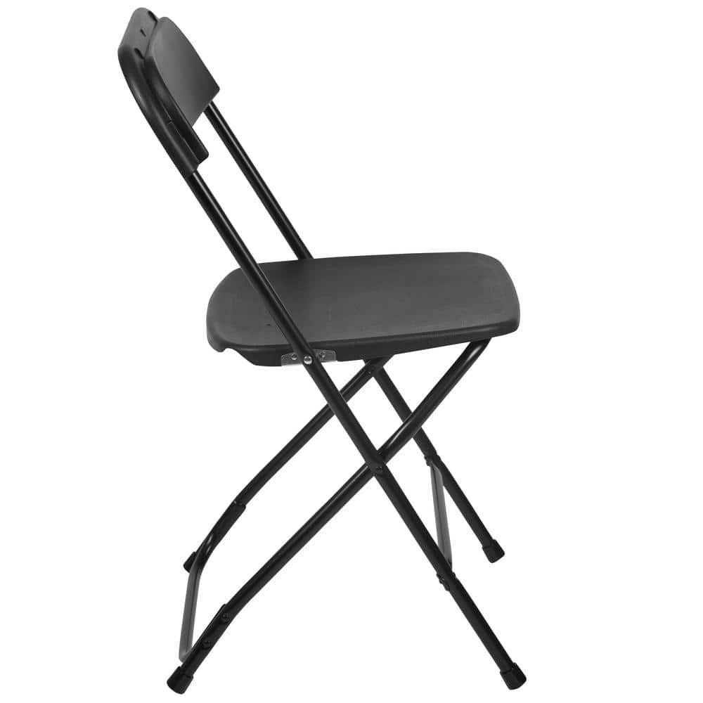 Hercules Series Black Metal 650 Lb. Weight Capacity Lightweight Event Folding Of