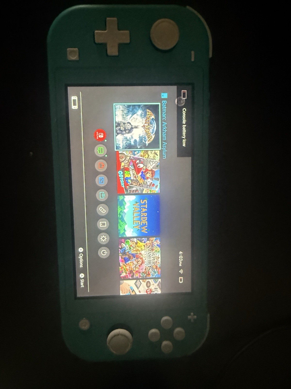 Nintendo Switch Lite Turquoise Bundle w/ Case, Adapter Minecraft & Mario Odyssey