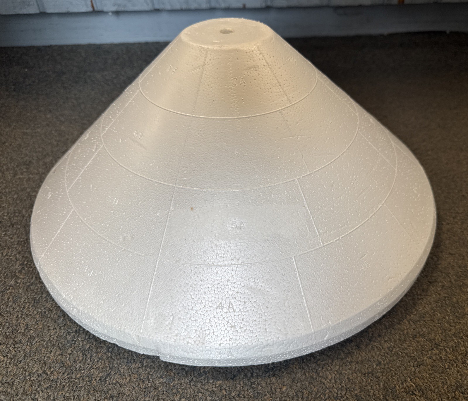 Worden C-16 Lamp Form (Full Cone) Mold Stained Glass for Building 16" Lampshade