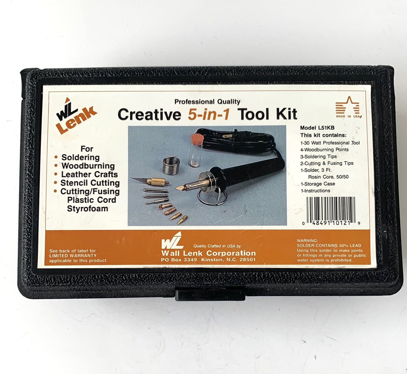 WL Lenk L51KB Creative 5-in-1 Tool Kit In Case
