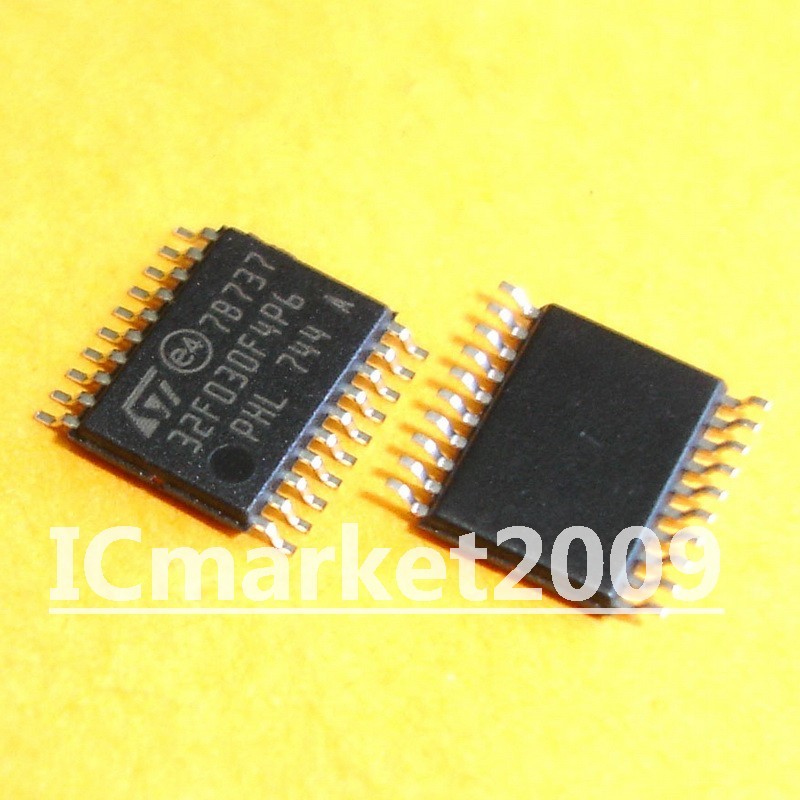 10 PCS STM32F030F4P6 TSSOP-20 32F030F4P6 Value-line ARM-based 32-bit MCU Chip IC