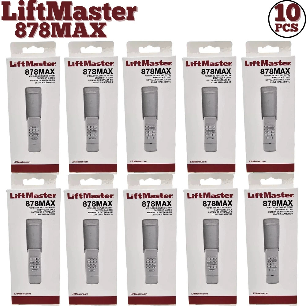 LiftMaster 878MAX Wireless Garage Door Keypad Remote Security+ 2 Universal p#10