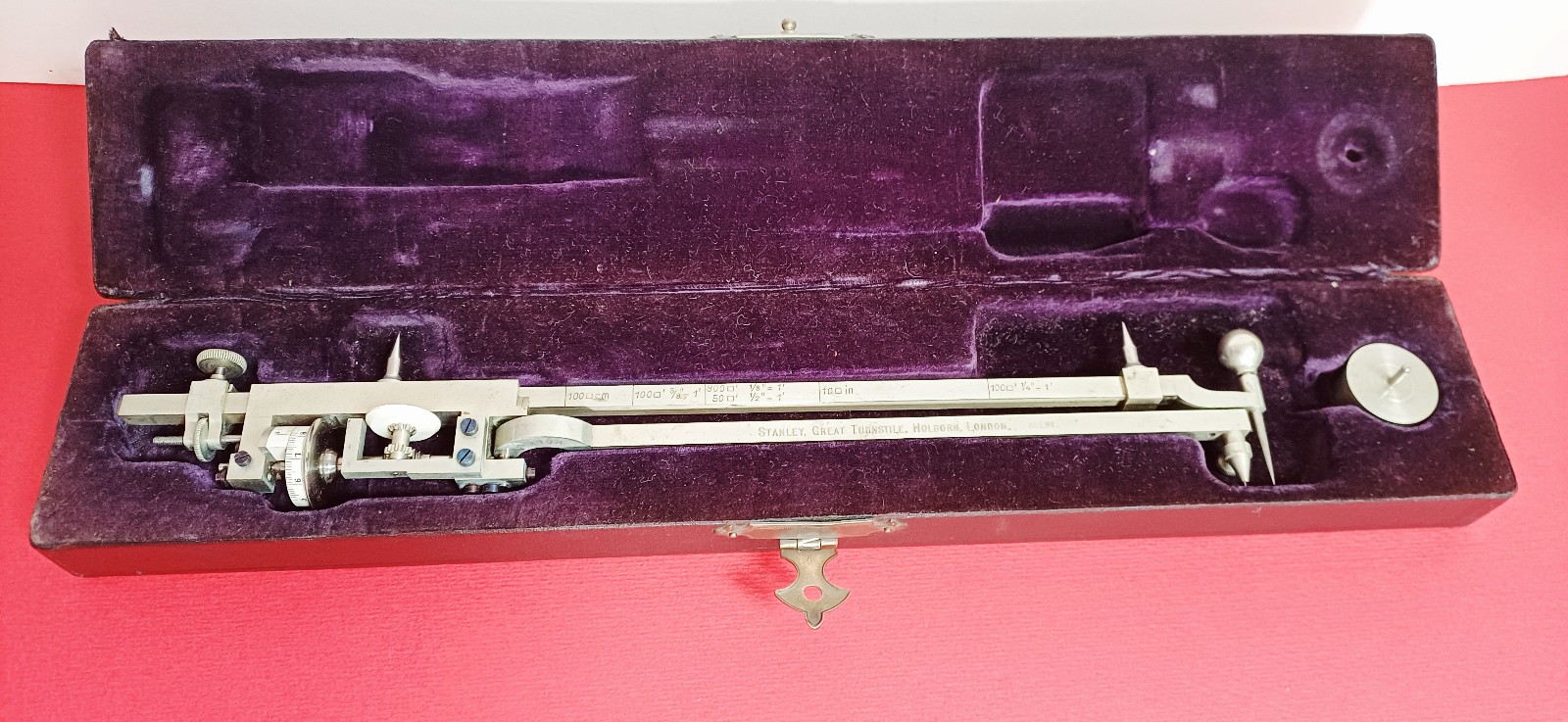 Antique Amsler-type Adjustable Polar Planimeter By W F Stanley