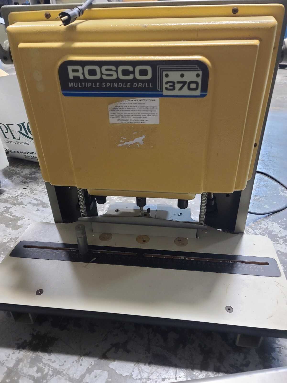 Rosco 370 Multiple Spindle Drill