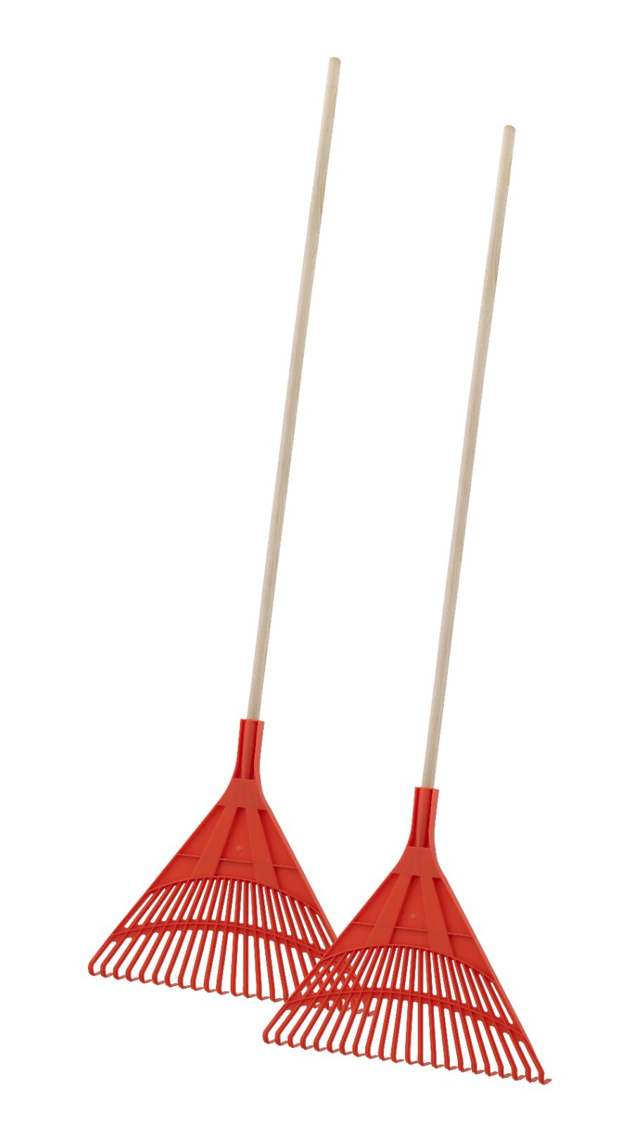Garden Leaf Rake Orange 60"  2-Pack
