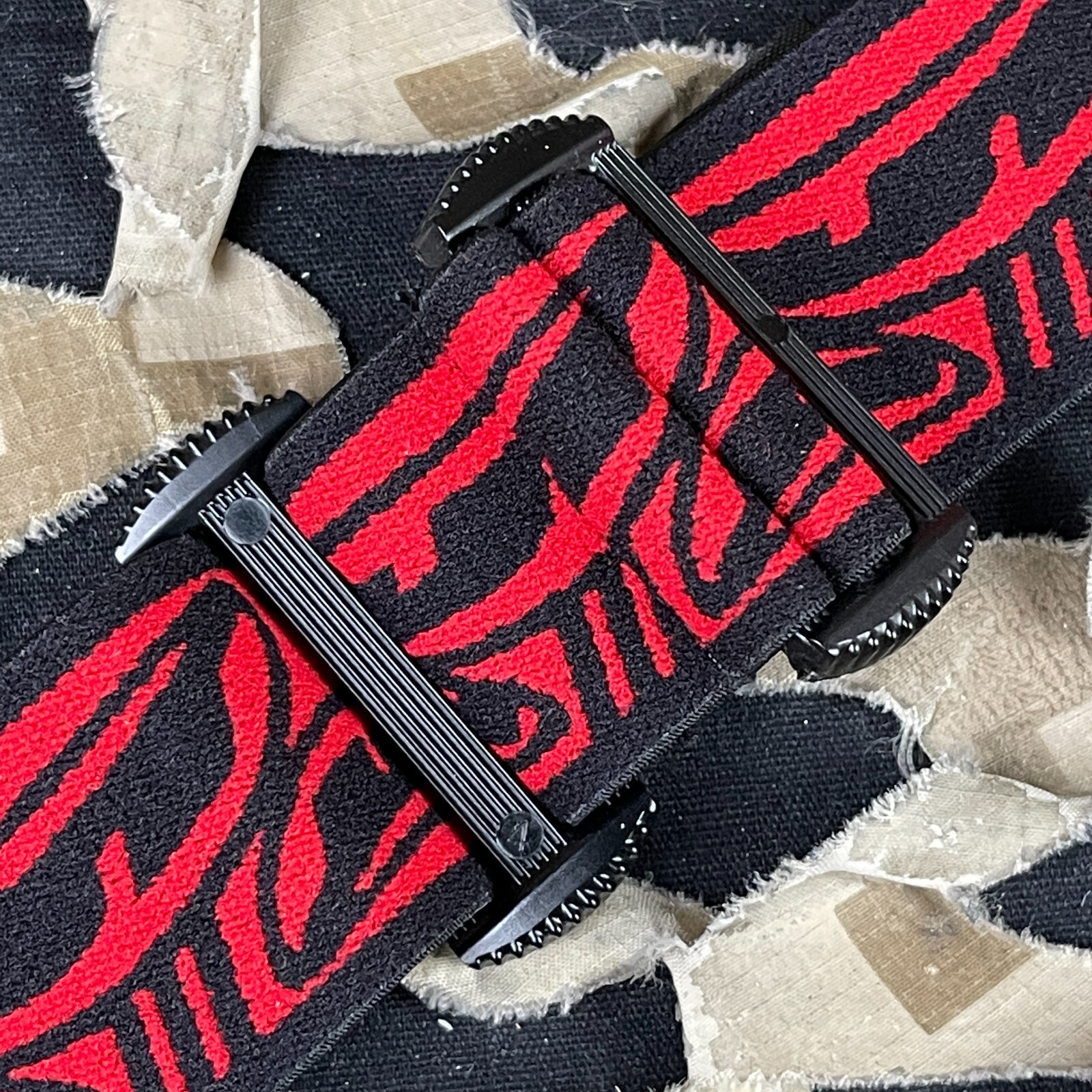 JT ProFlex X/ProFlex Authentic Woven Goggle Strap - Ice Series Red