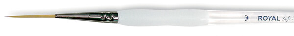 Soft-Grip Golden Taklon Script Liner Brush Size 2