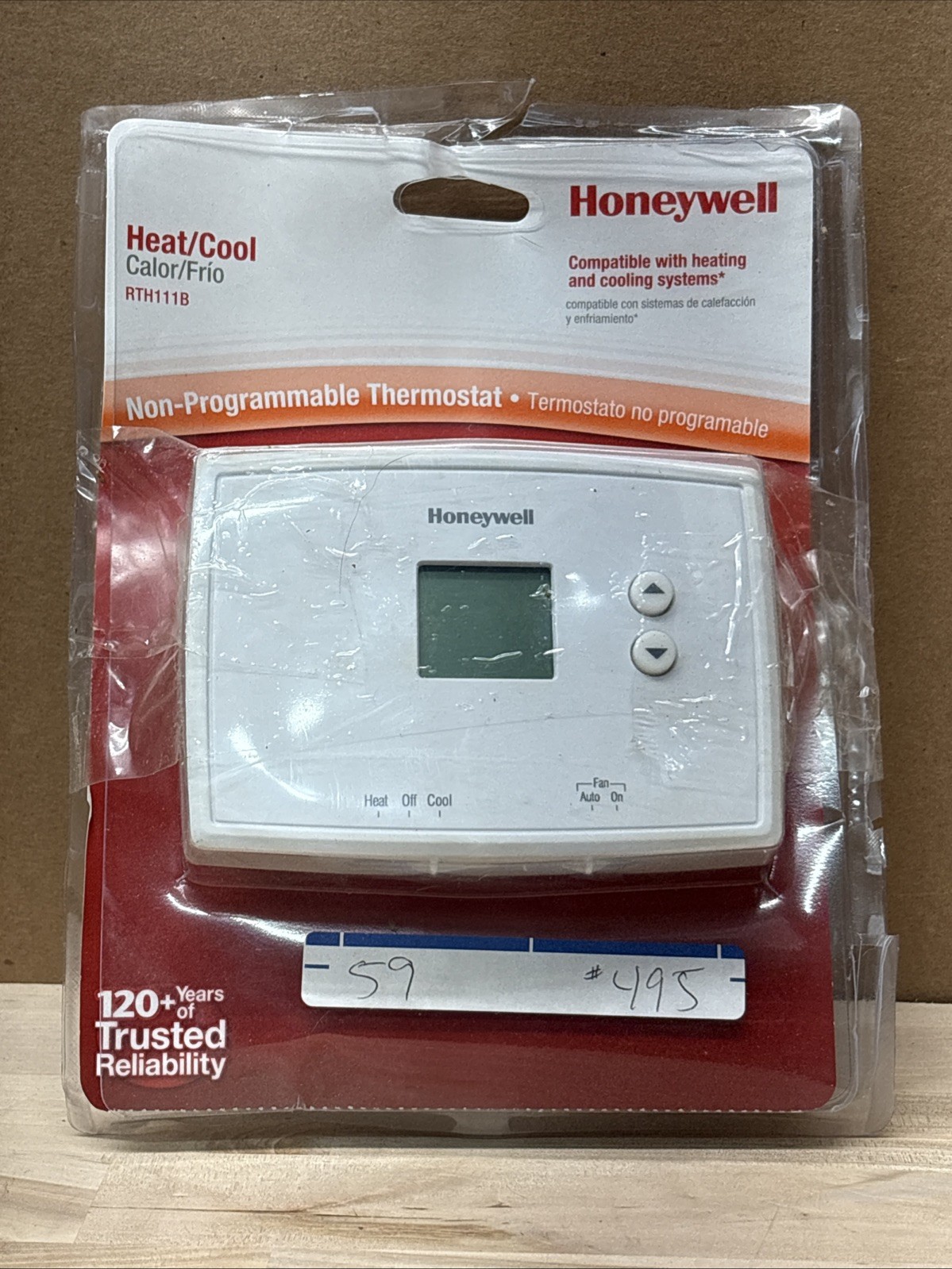 Honeywell RTH111B Digital Non-Programmable Low Volt Thermostat