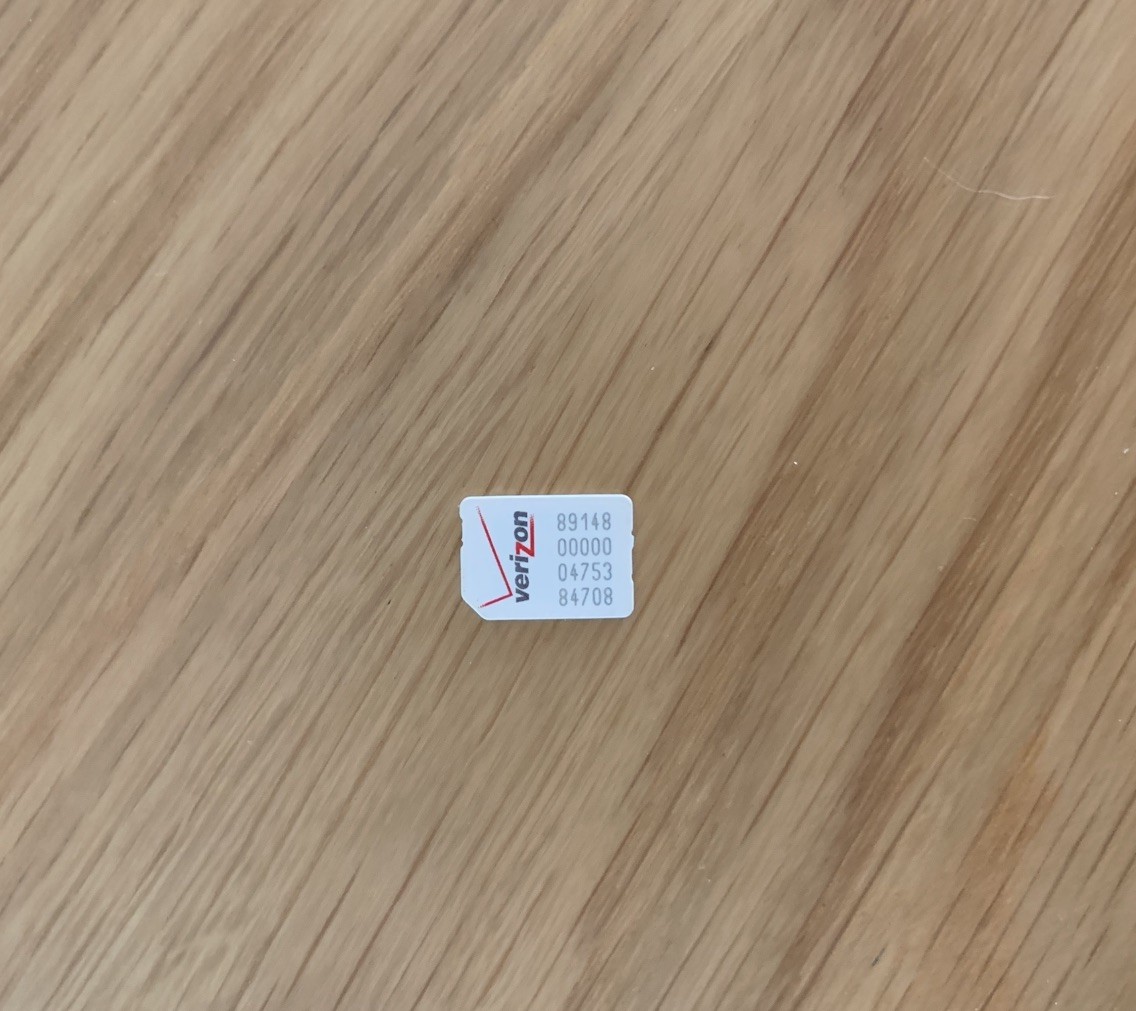 Verizon Nano SIM Card For iPhone 15 14 13 12 11 XS Max X XR 8 7 6s 6 Plus SE Pro