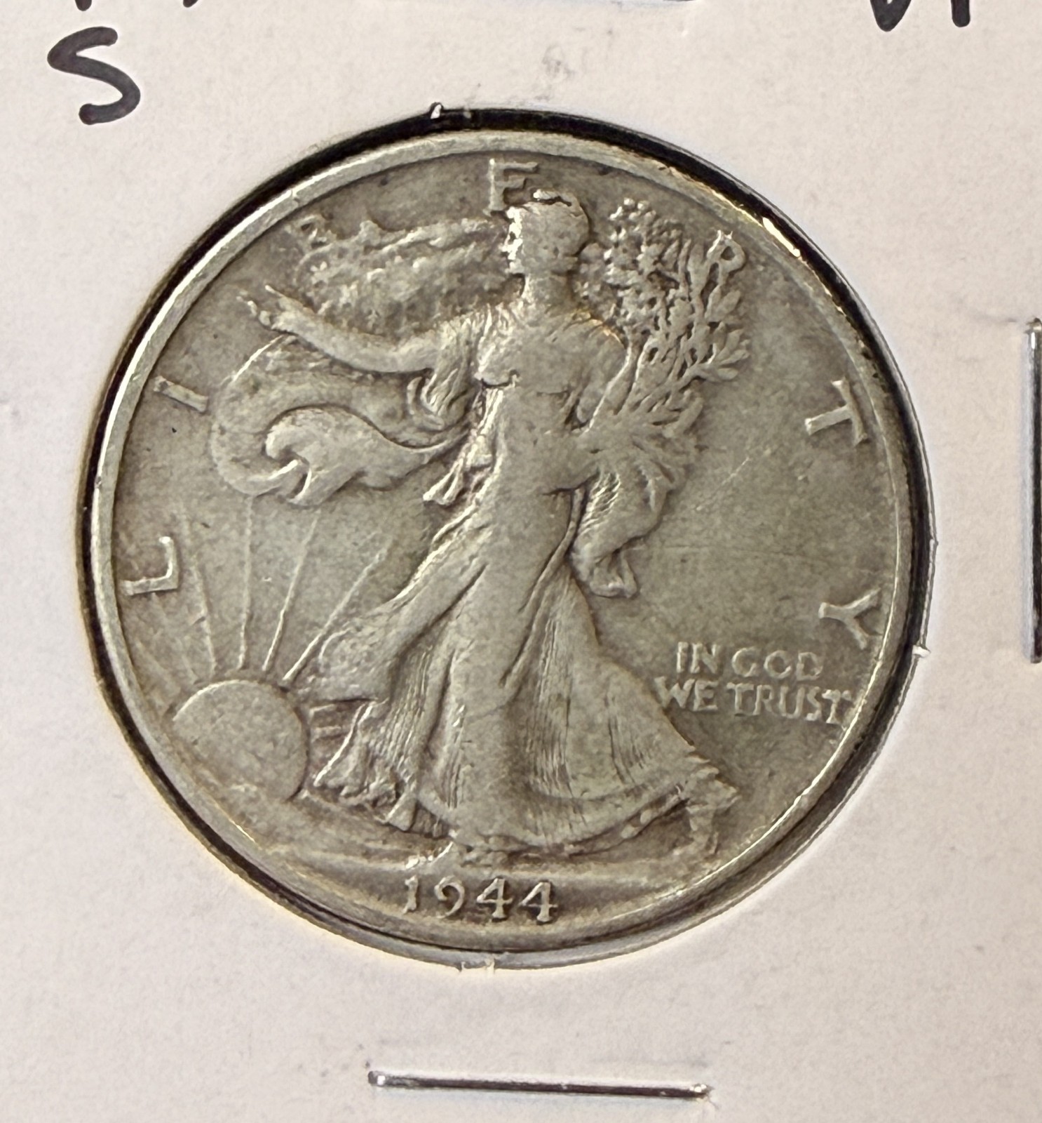 1944-S Walking Liberty Half Dollar, Nicely Circulated, (22327)