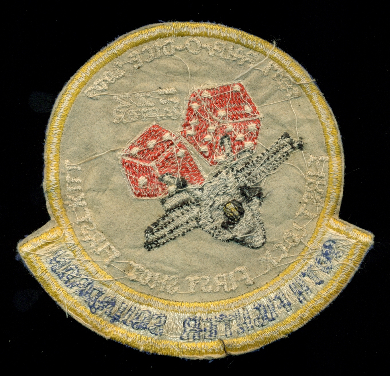 USAF 90th Fighter Squadron 1917 2007 Pair-O-Dice Patch RP-2
