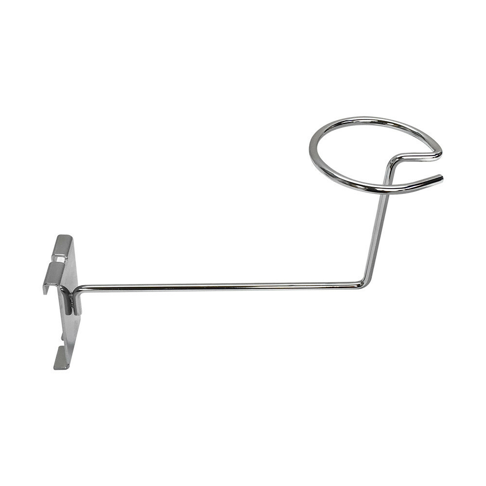 4Pc Chrome Hat Hanger Gridwall Hooks Slat Panels Cap Rack Faceout Retail Display