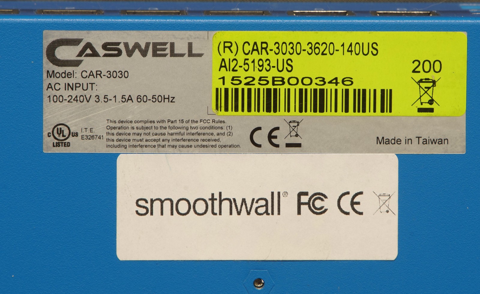 Caswell Smoothwall S4 CAR-3030 Firewall (R26)