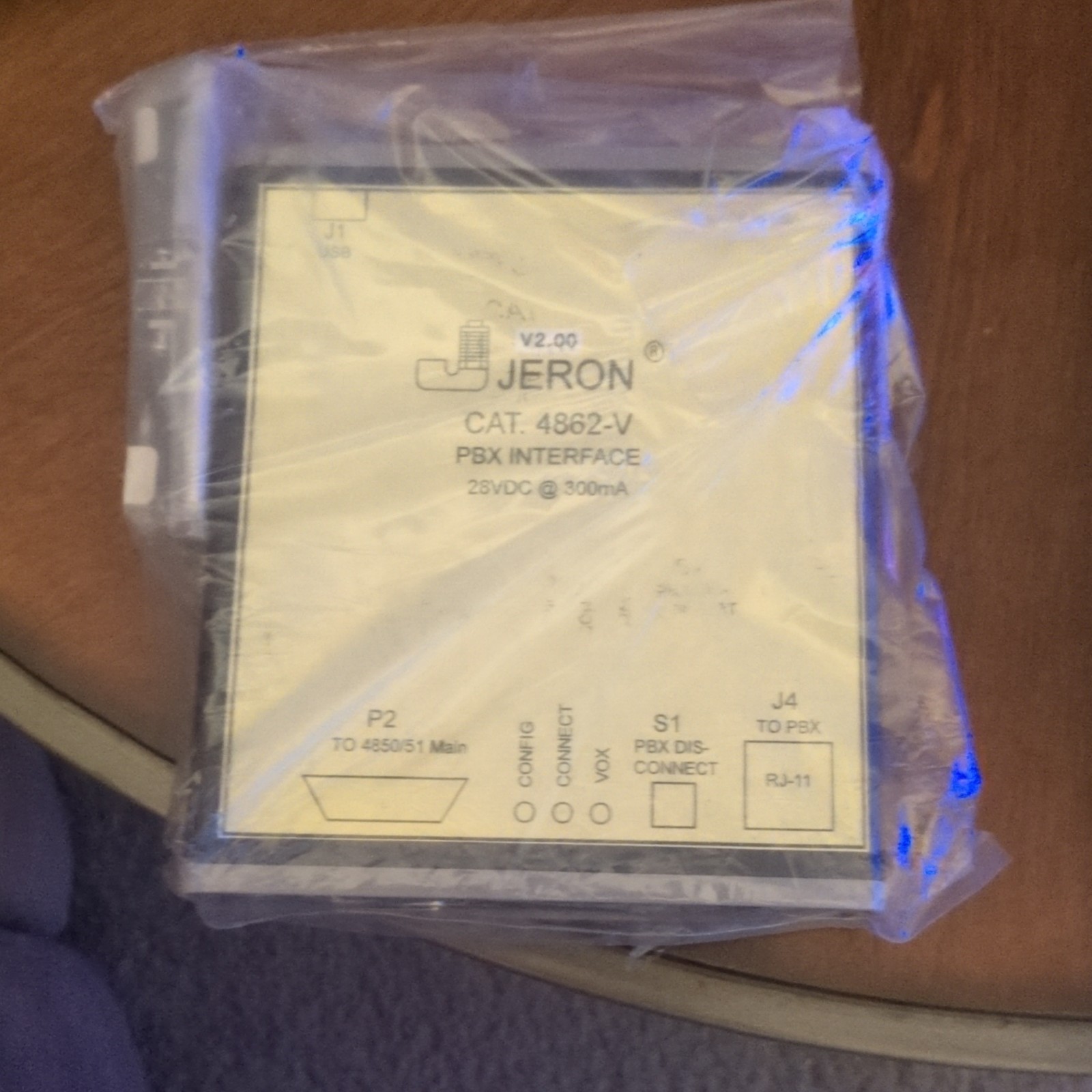 Jeron 4862-V PBX Interface Nurse Call Equipment