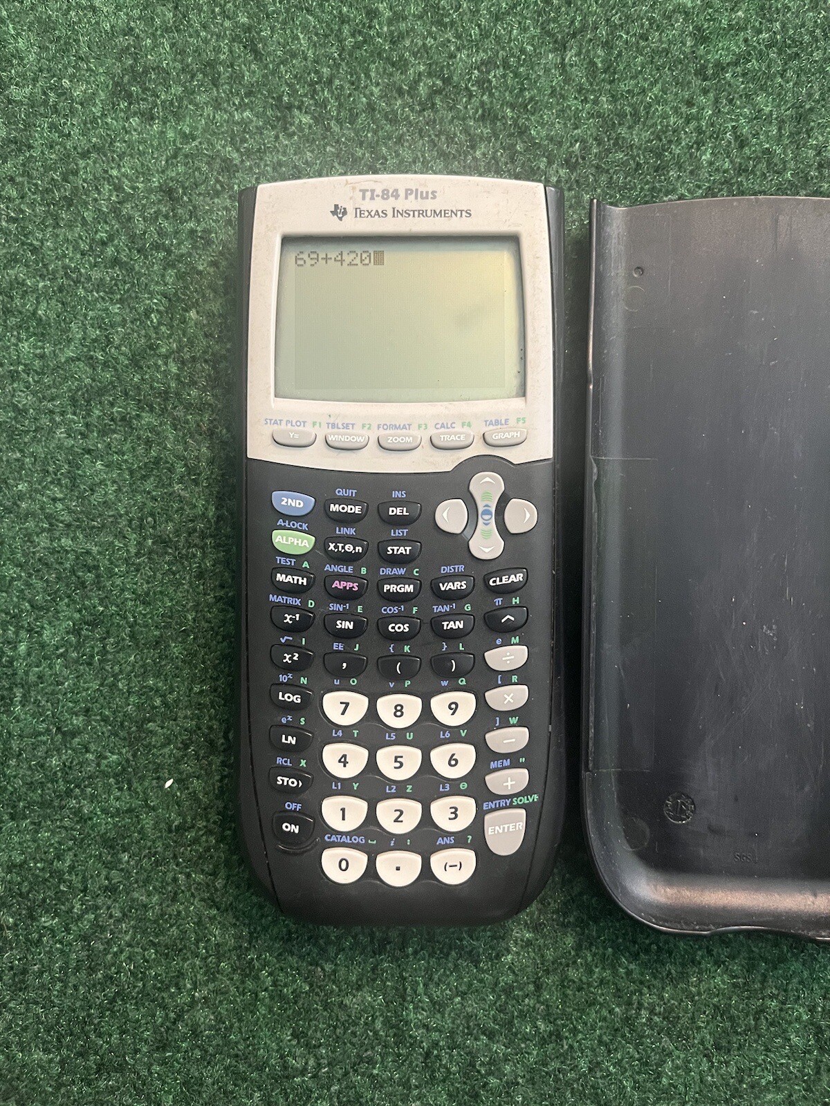Texas Instruments TI-84 Plus Graphing Calculator - Black Tested TI 84