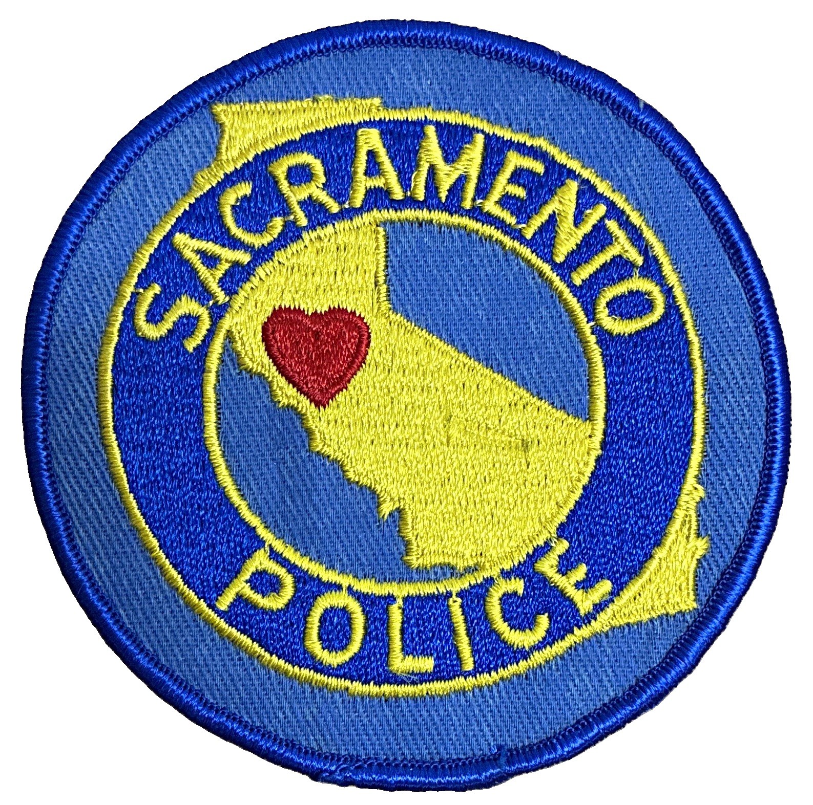 Sacramento Police California Rare Vintage Capital Collectible Round Patch