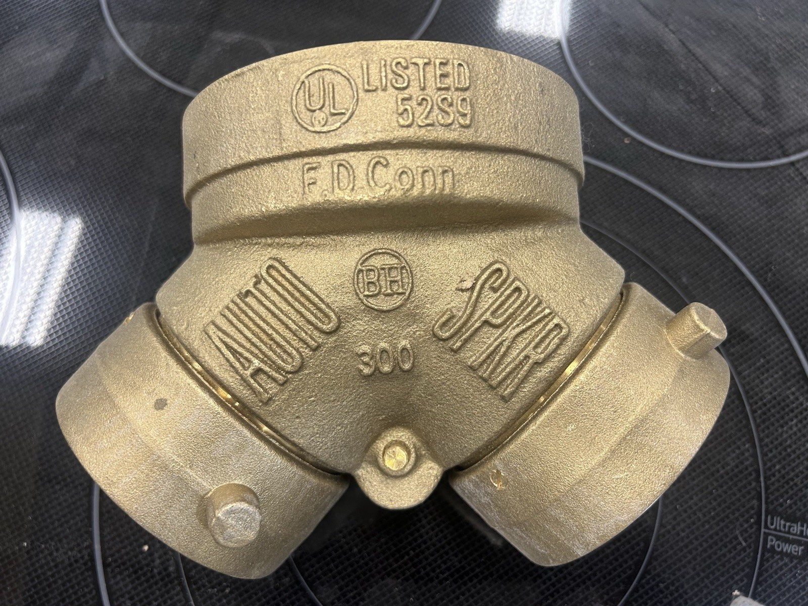 FD CONN  6405CB01A TWO WAY INLET 300 PSI SIAMESE STRAIGHT