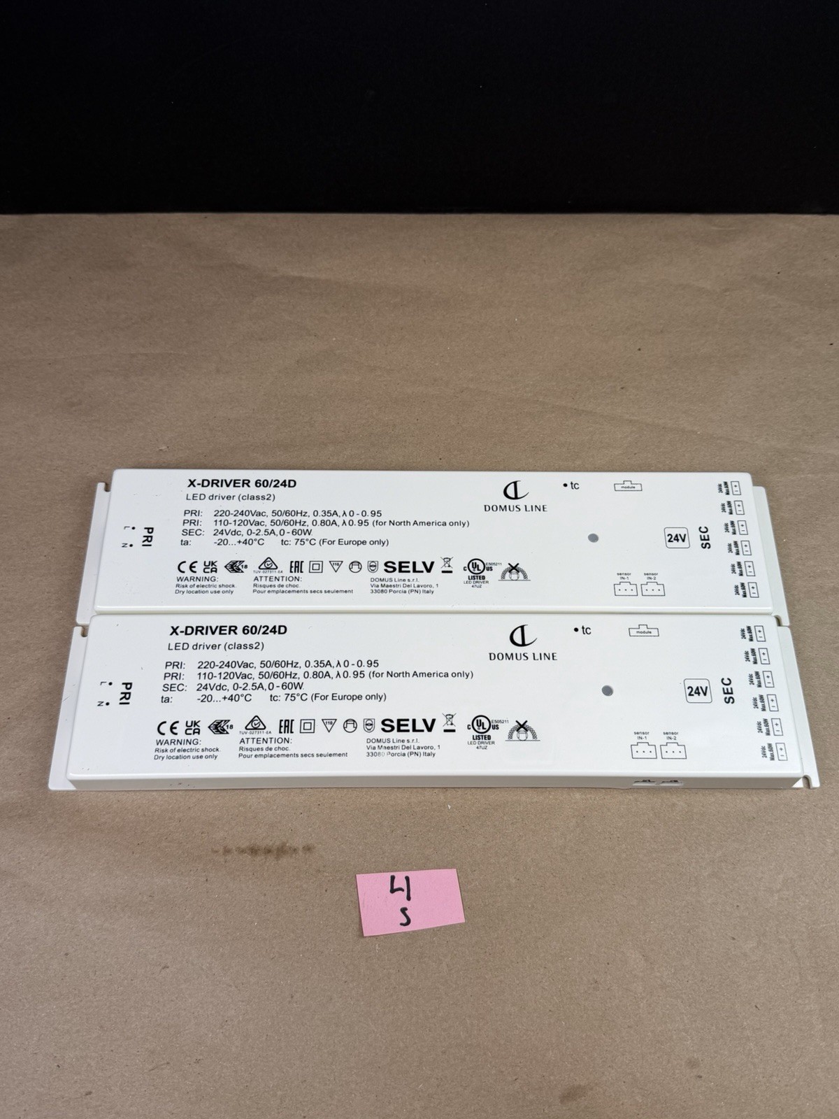 X-Driver 60/24D LED Driver (class 2) Domus Line Lot-2 Ships Fast!