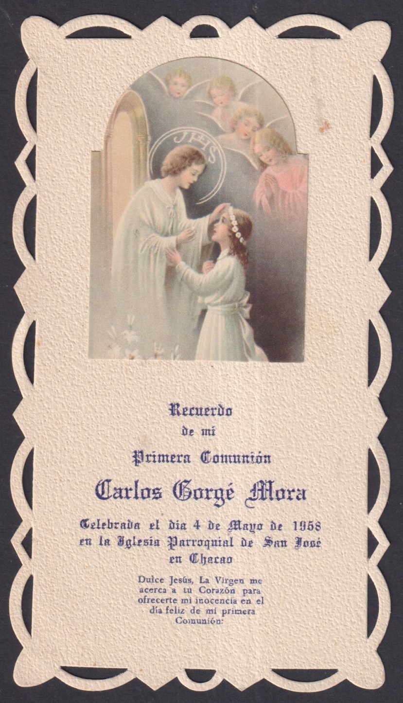 Holy card antique de Jesus Niño santino image pieuses estampa