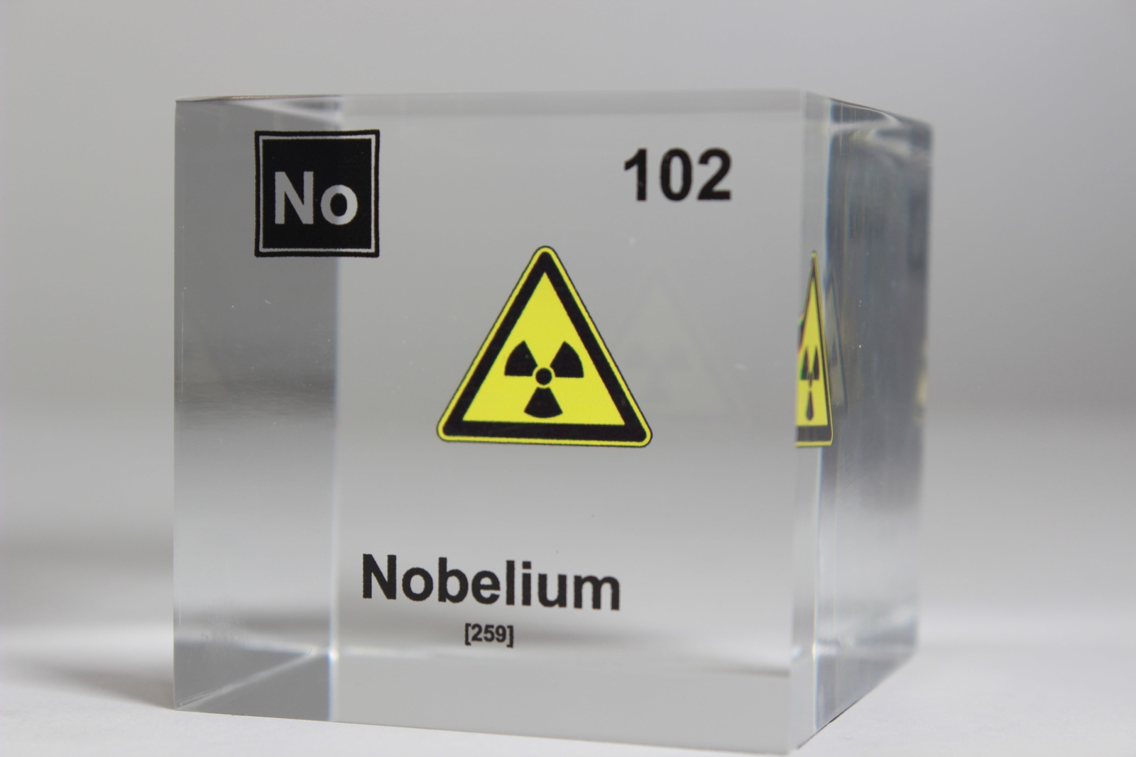 Nobelium Element Cube