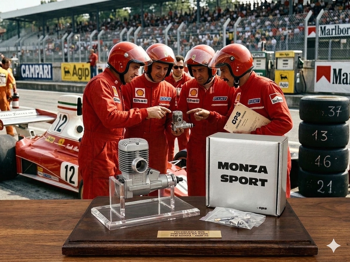 OPS 40 MONZA SPORT RCA - 6.5cc - NIB - NEW IN BOX - Vintage Monza Italy