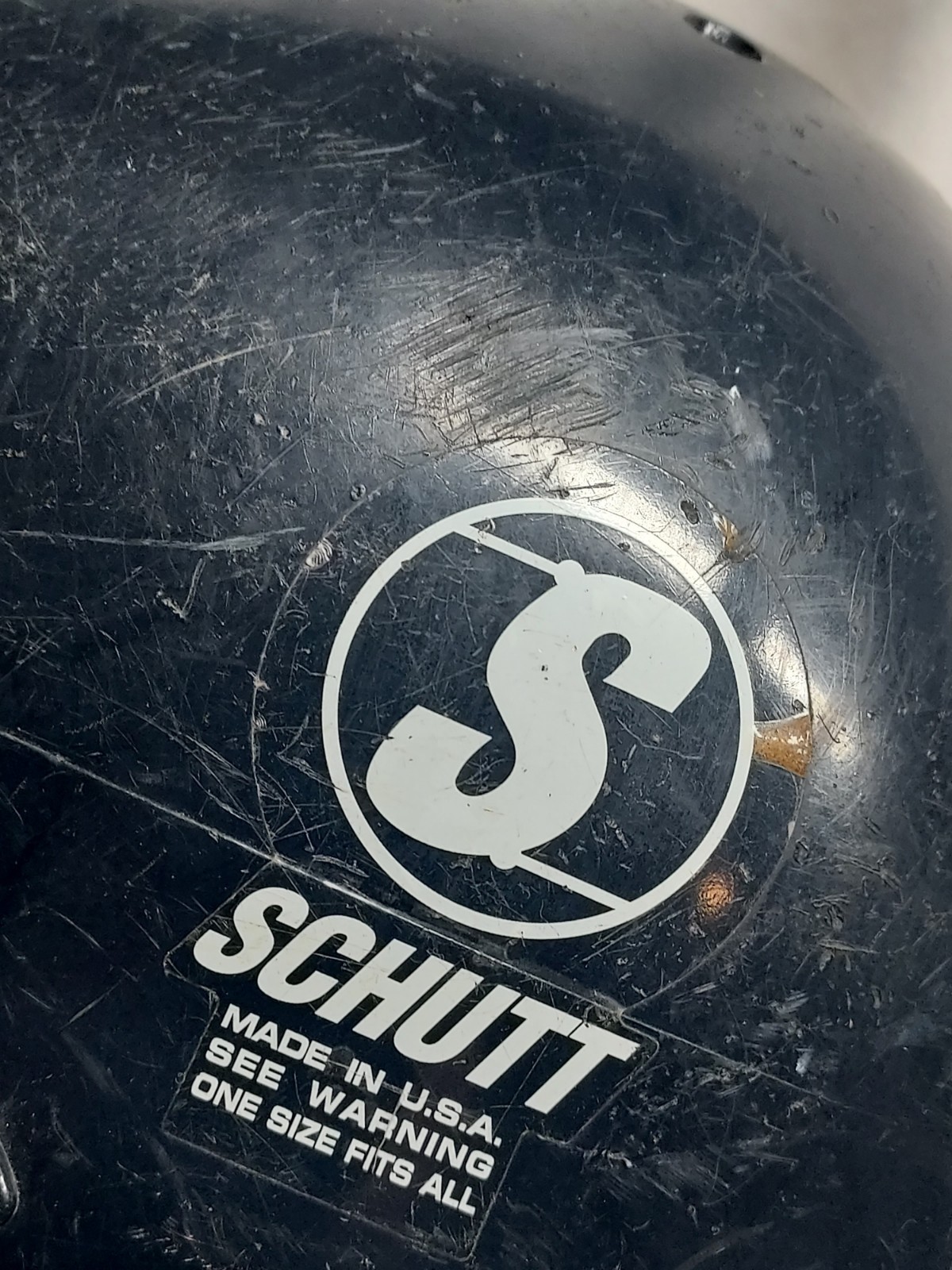 Schutt Youth Softball Batting Helmet Blue with Face Guard one size