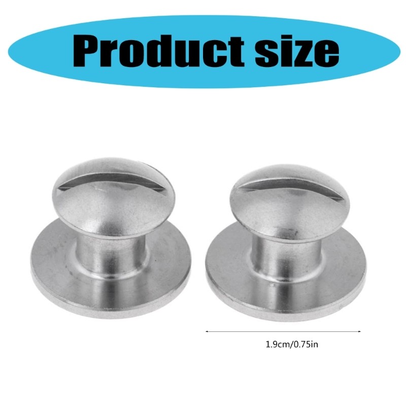 Stainless Backplate Book Screw Accessories for Dives Backplate & BCD Attachments