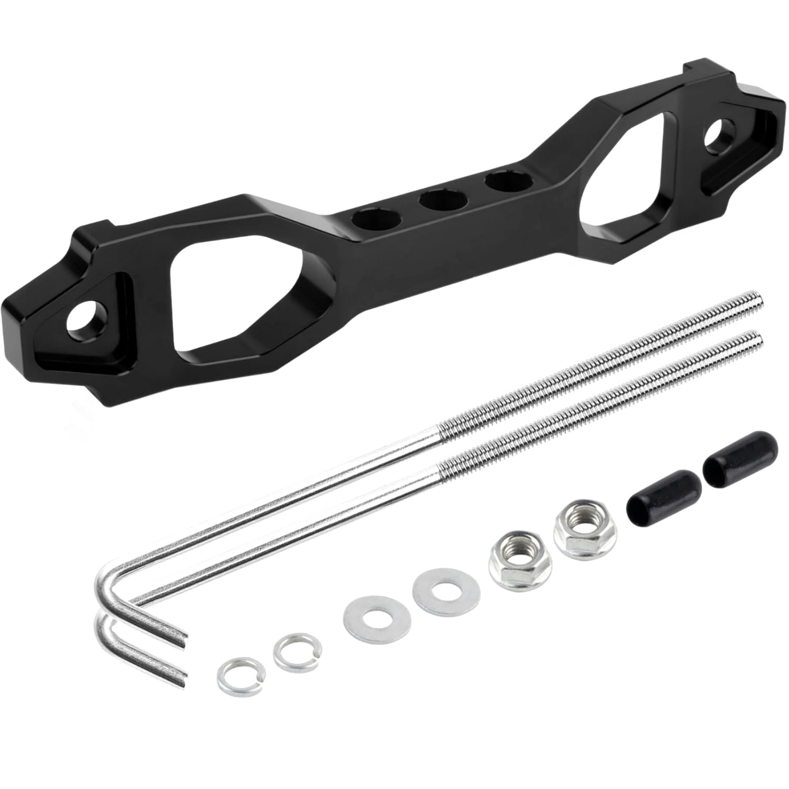 Heavy Duty Battery Hold Down Alloy Bracket Battery Tie Down Bracket J Hook Set