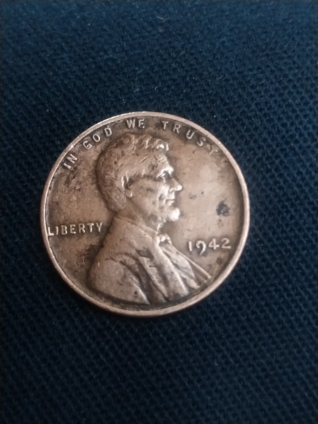 1942 No Mint Mark Wheat Penny