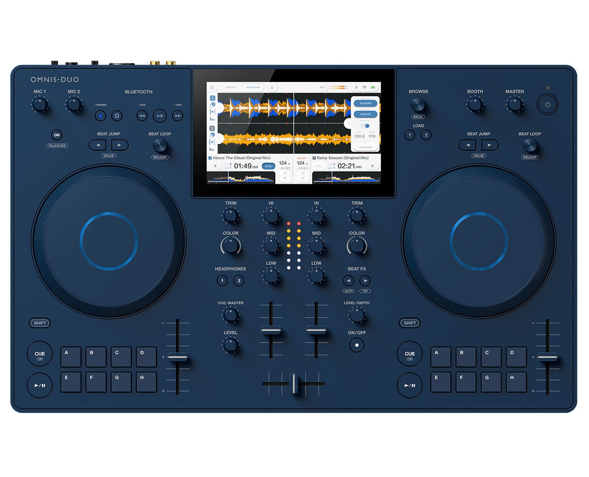 AlphaTheta OMNIS-DUO 2-Deck Battery Powered DJ Controller/Player w/Bluetooth