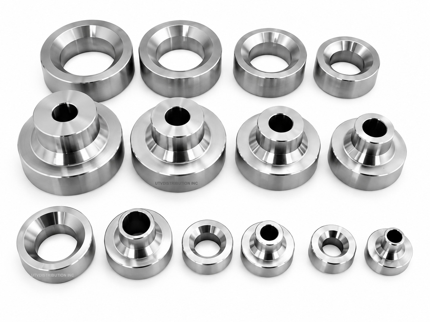 Dimple Dies Set 7 PC HD 1/2" 3/4" 1" 1 1/4" 1 1/2" 1 3/4" 2" Bolt or Press Use
