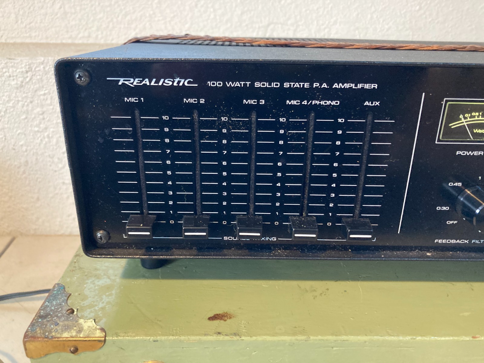 Realistic MPA-90 Watt Solid State PA Mixer Equalizer Amplifier 32-2024A