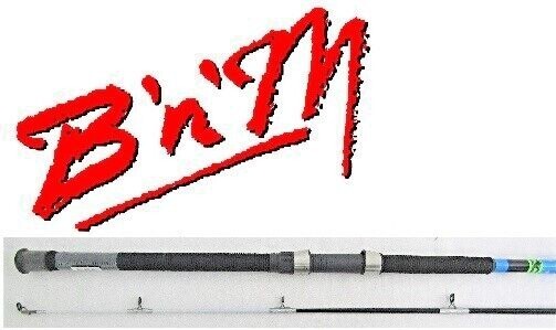 BnM THE ORIGINAL SILVER CAT BLUE SPINNING ROD 8' SCAT80S