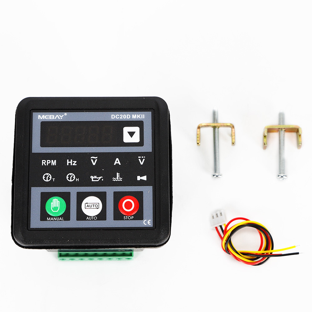 DC20D Genset Controller Automatic Generator Start Controller Module LED Display