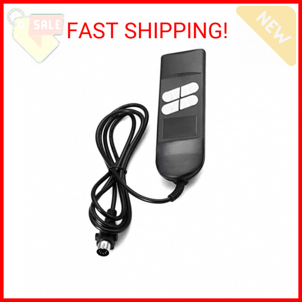 Up and Down 4 Button 5pin Roll Line 180° Electric Sofa Remote Hand Control for L