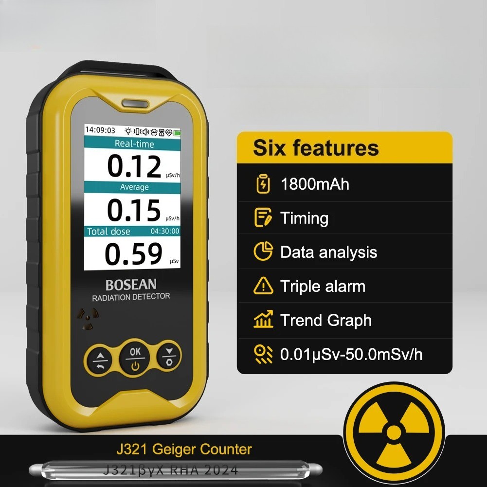 Geiger Counter Nuclear Radiation Detector X-rayBeta Gamma Radioactivity Detector