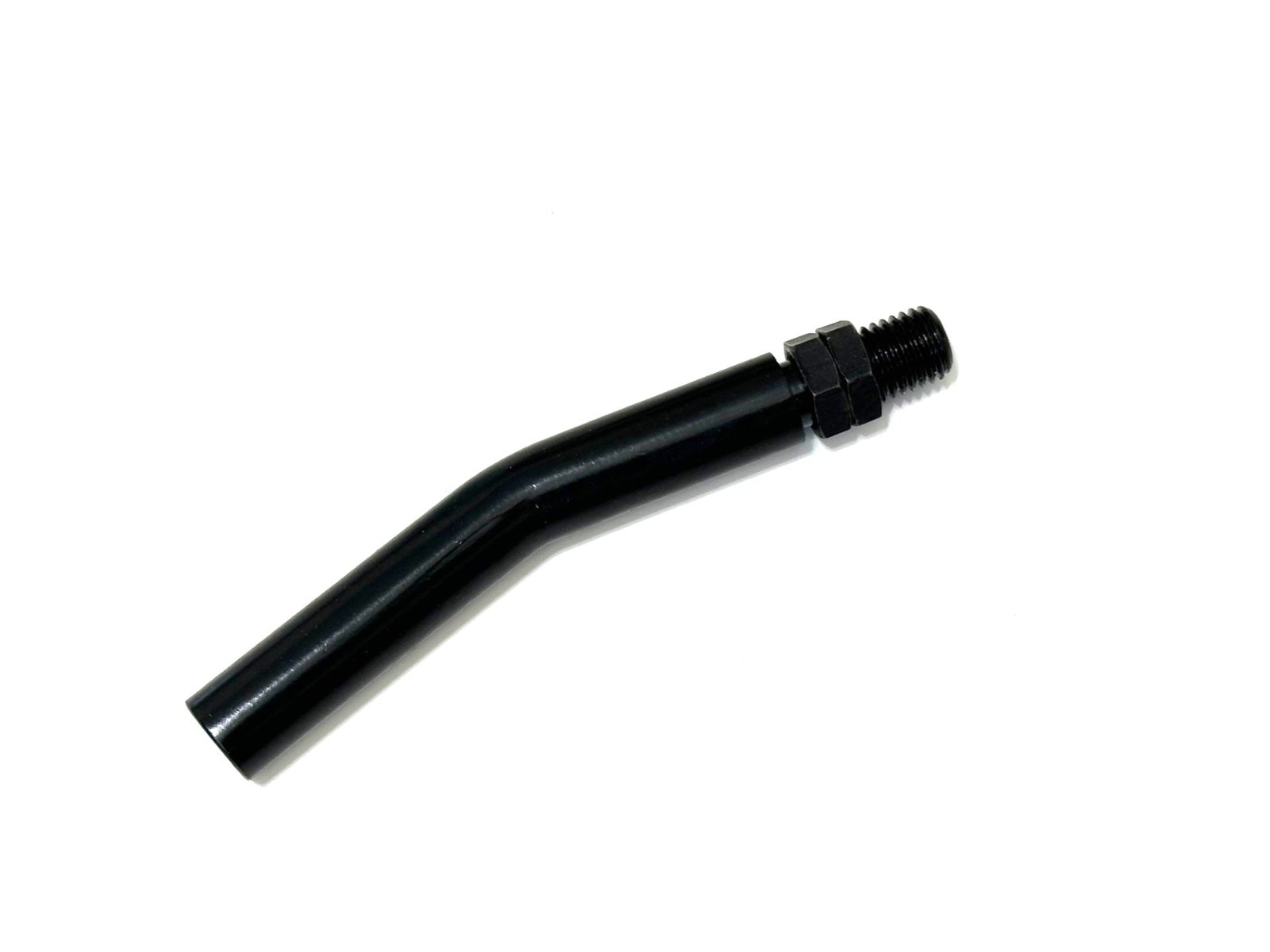 Black steel shifter curve extender 10mm x 1.25 thread Manual Gear 3" Extender