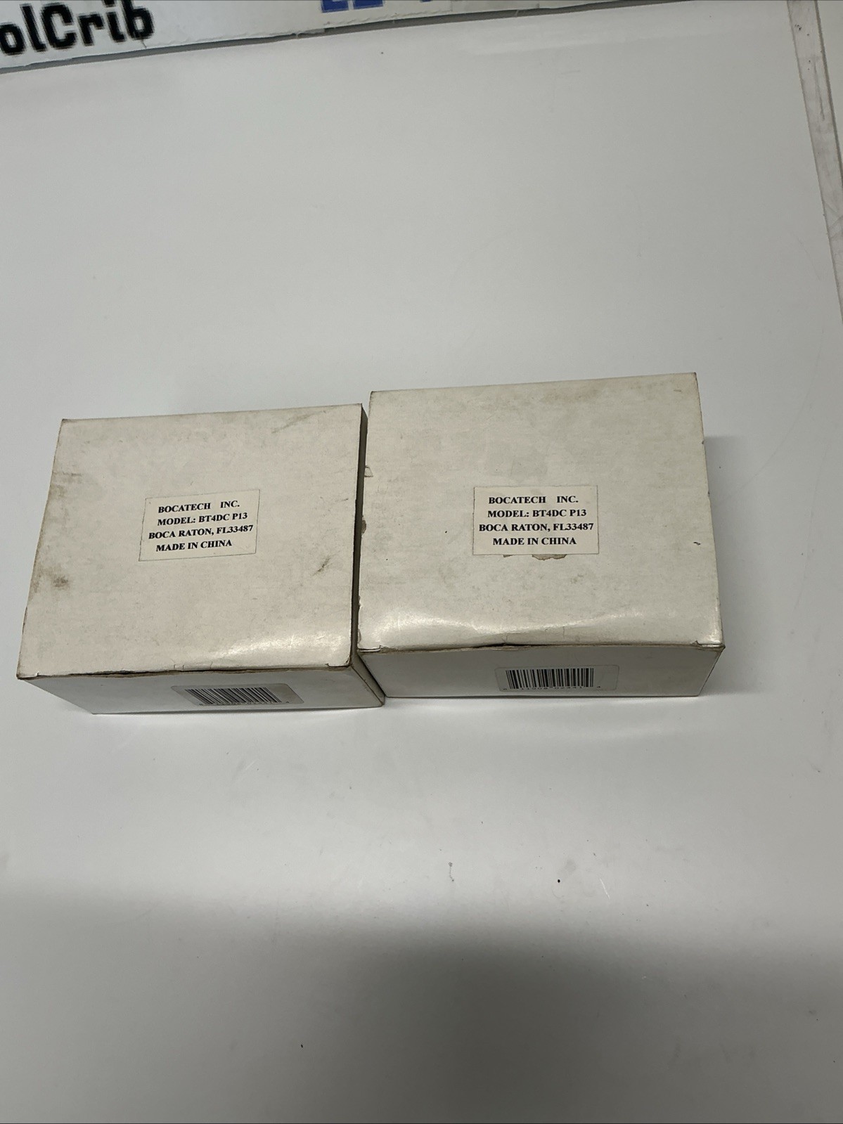 Lot of 2 Bocatech BT4DCP13 Analog Panel Meter. AA-876
