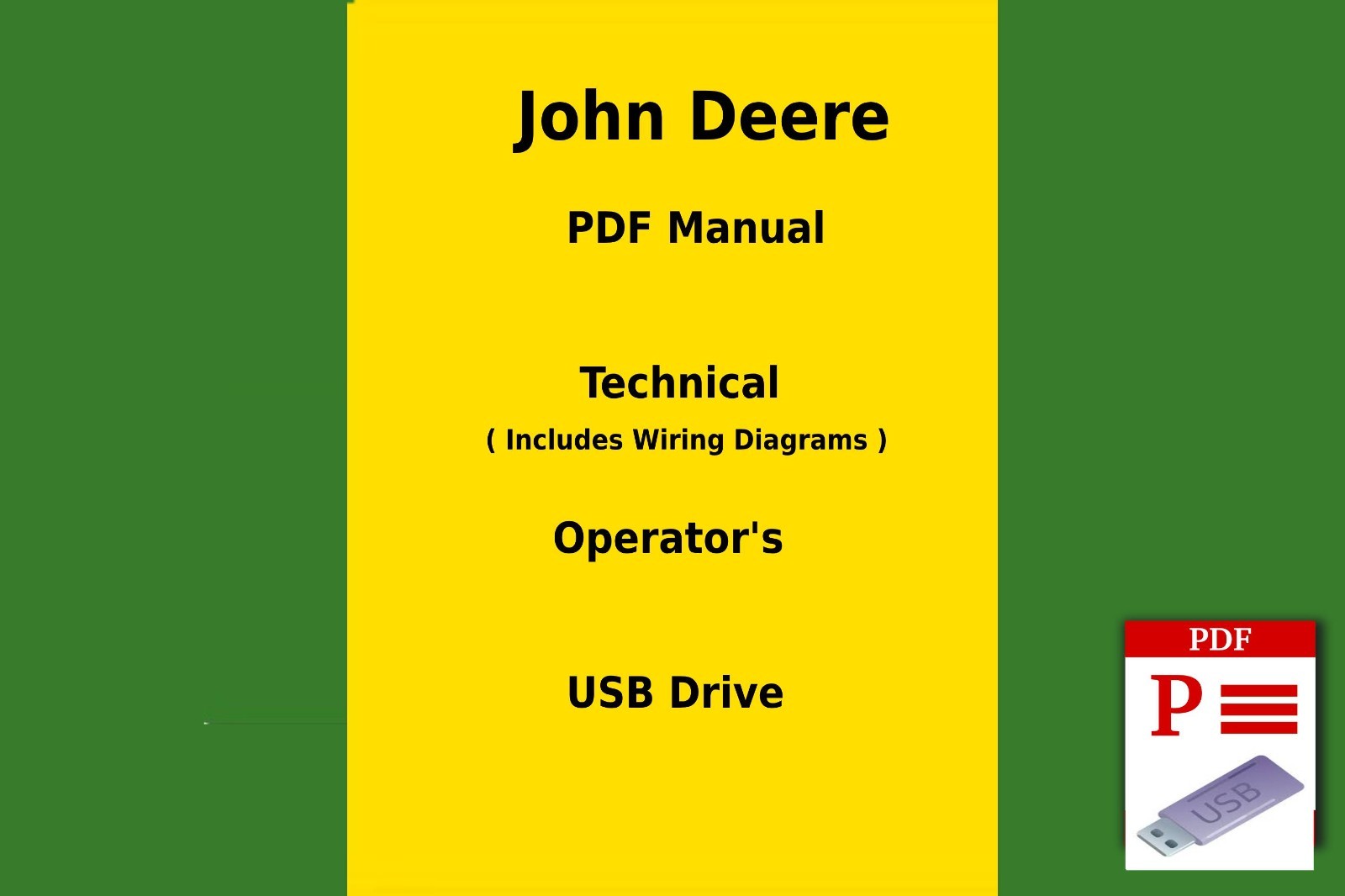 John Deere 5103 5203 5303 5403 5045 5055 5065 5075 Tractor Tech Manual See Desc.