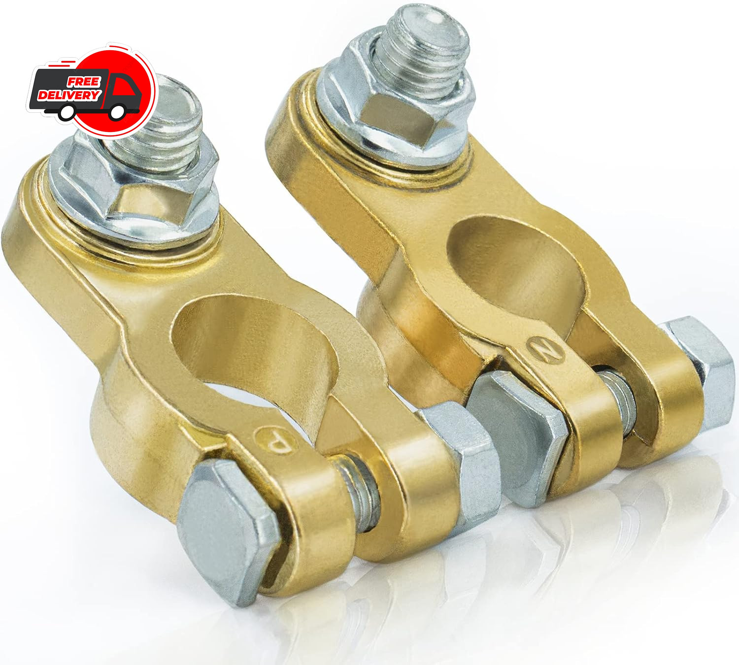 1 Pair Battery Terminal Connector Heavy Duty Cable End Connector Compatible
