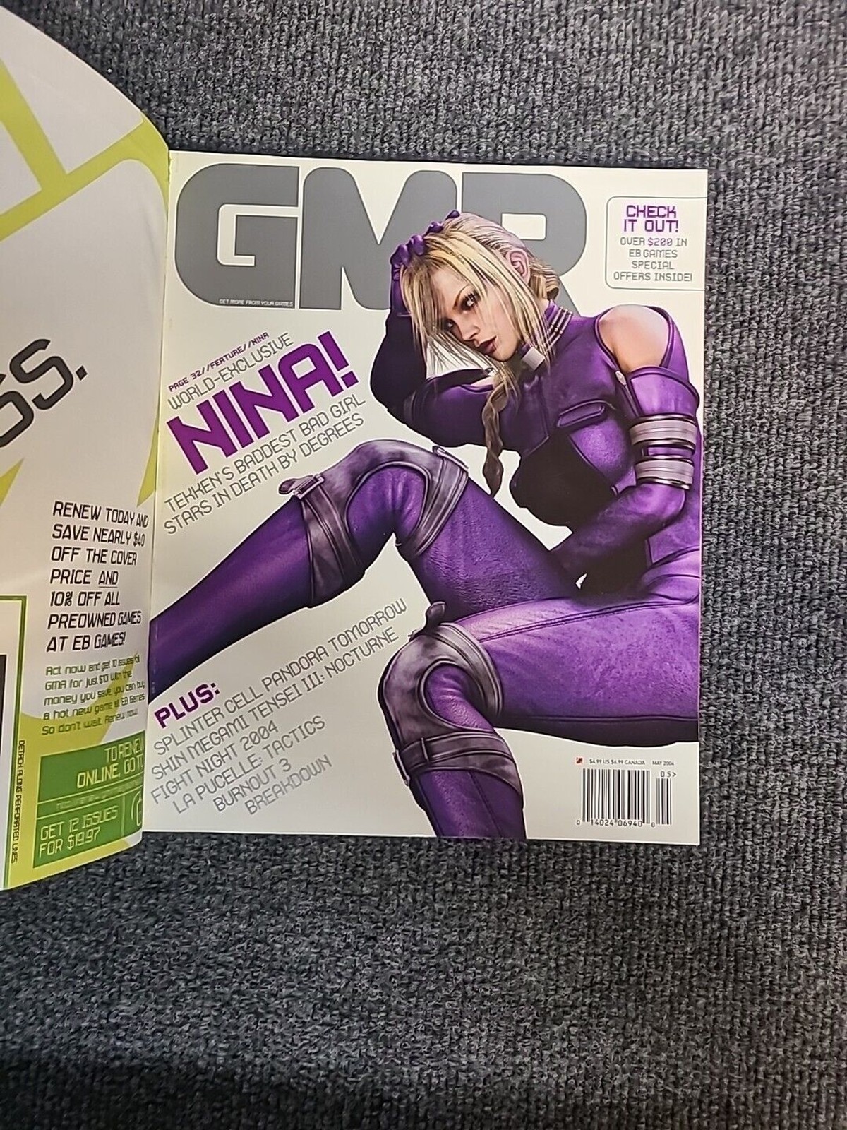 GMR May 2004 NINA! Splinter Cell Pandora, Shin Megami Tensei III Stragety Guide