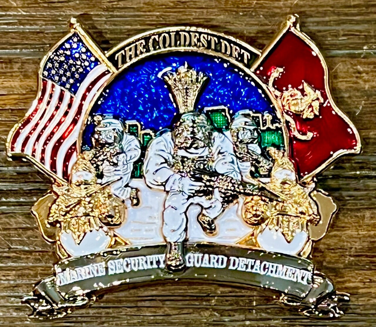 MSG-D Marine Security Guard Detachment Astana, Kazakhstan Challenge Coin