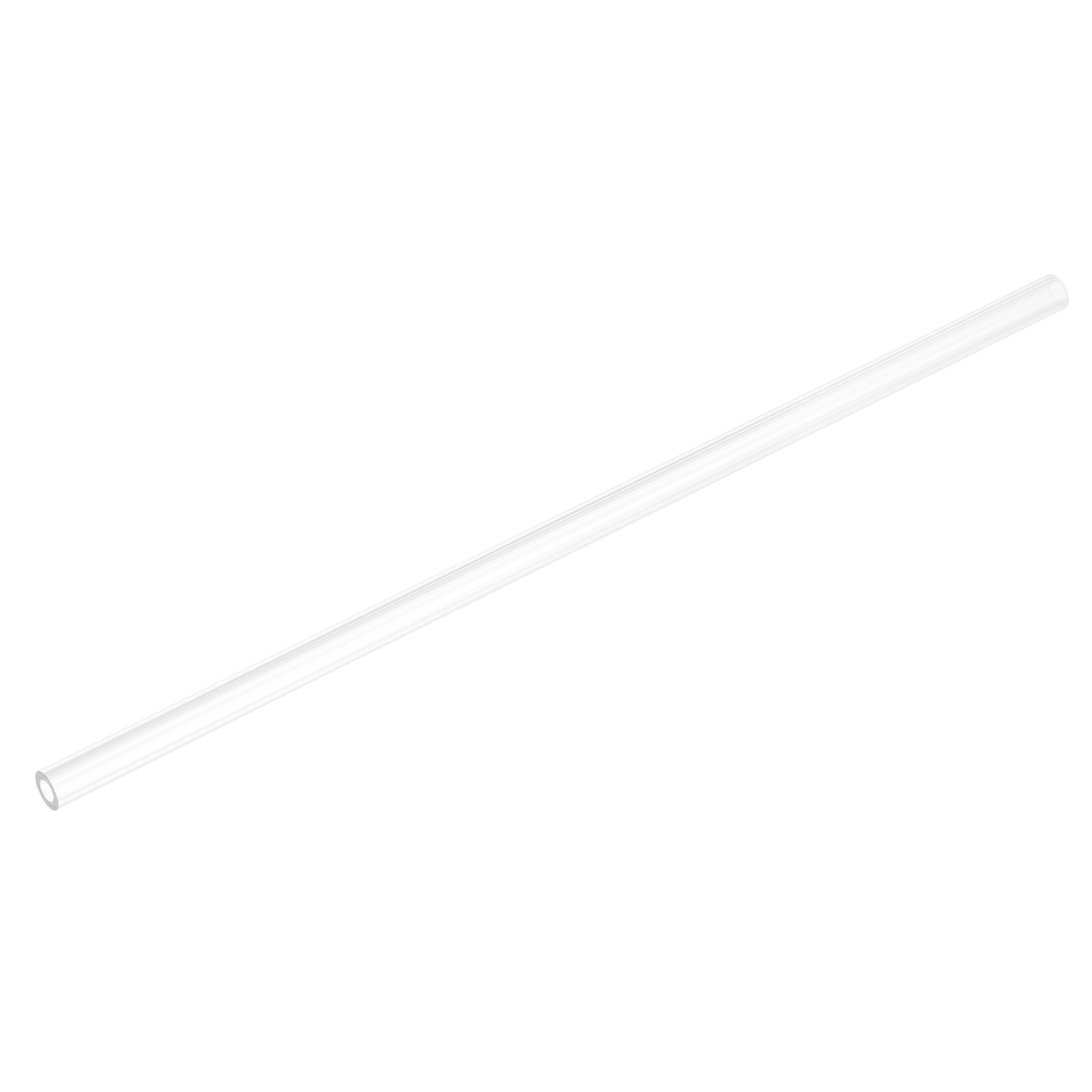 Rigid Round Clear Tubing 5mm ID x 8mm OD x 250mm Length Plastic Tube
