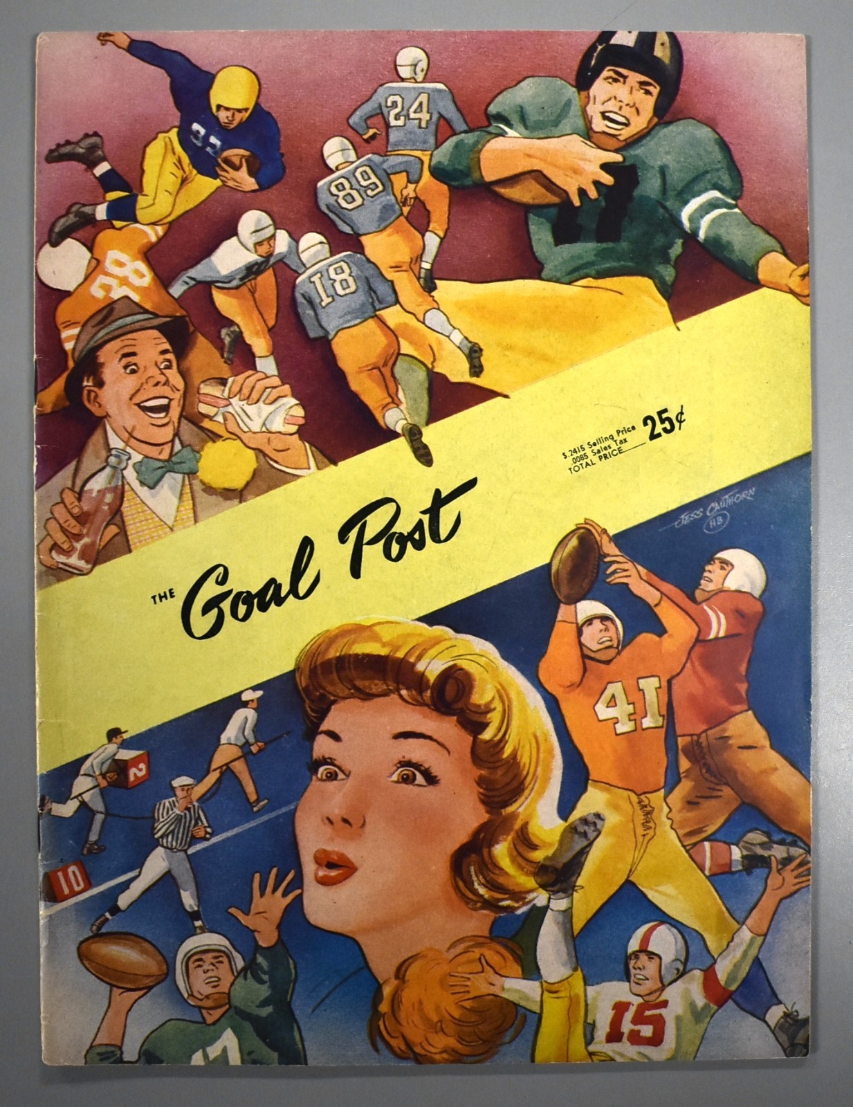 University Of California vs UCLA November 3rd 1951 Official Game Program